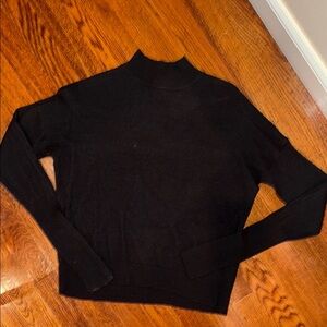 ATM small black mock neck sweater